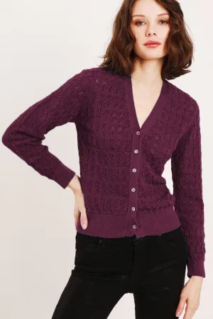 Sadie Zigzag Lace Cardi