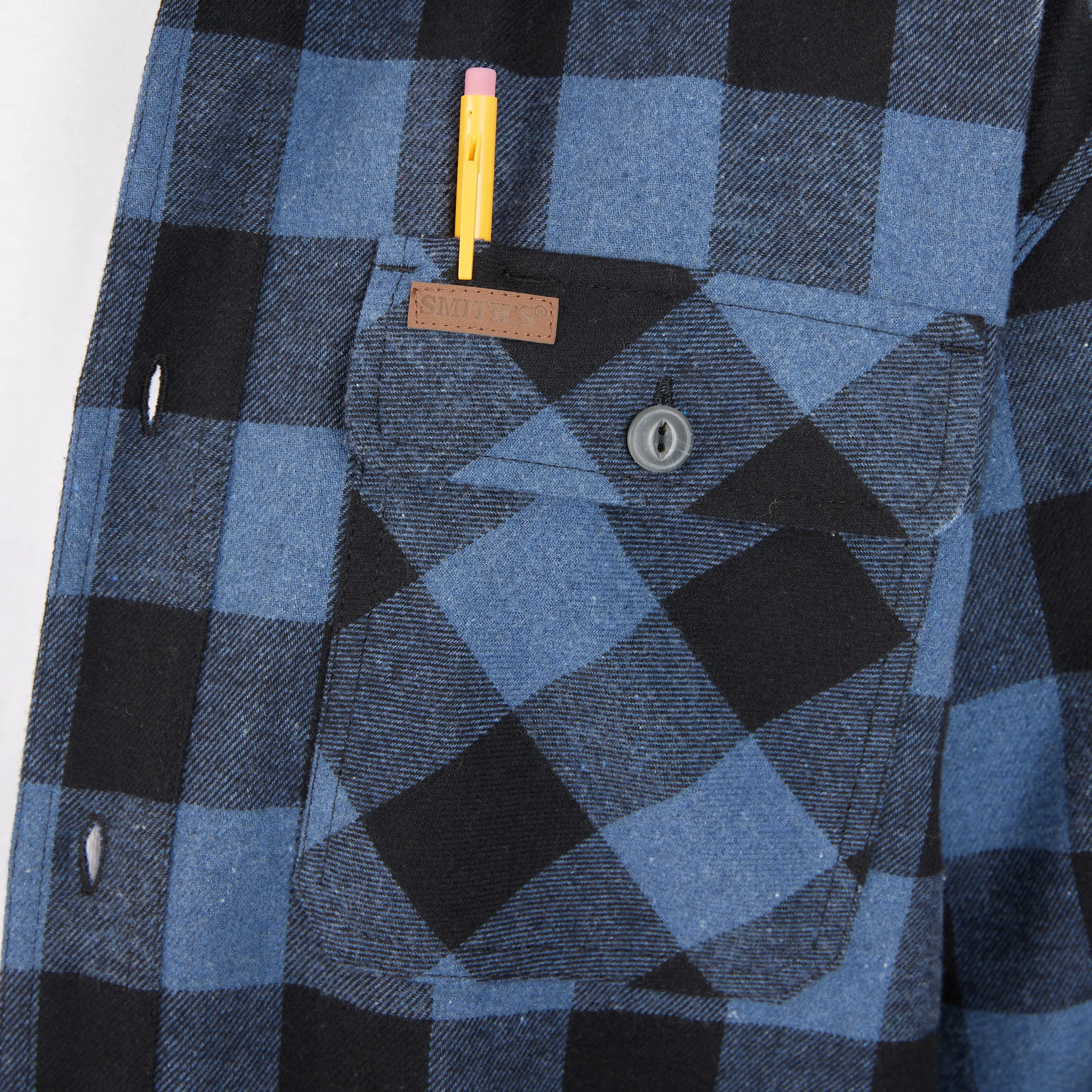 SHERPA-LINED HOODED FLANNEL SHIRT-JACKET