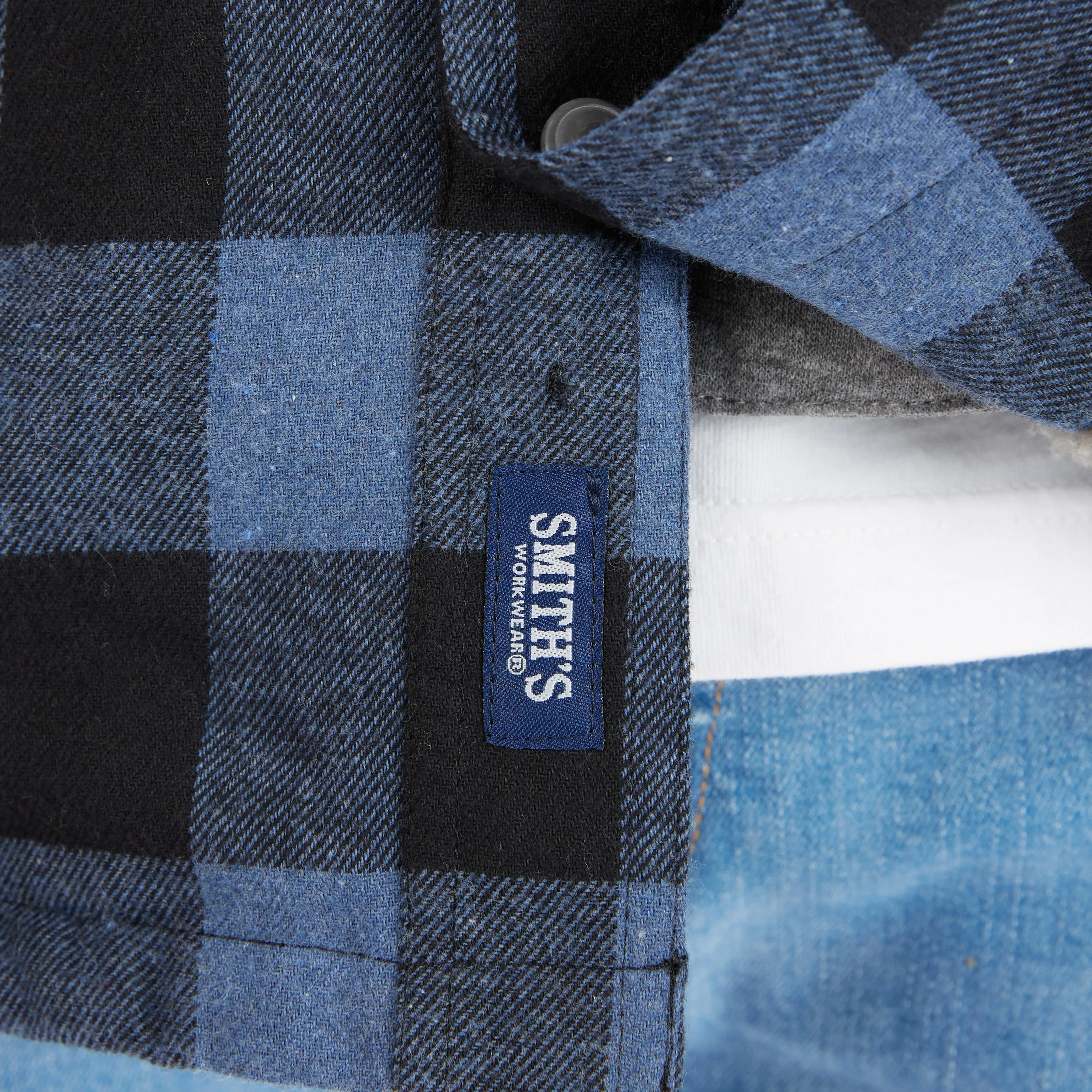 SHERPA-LINED HOODED FLANNEL SHIRT-JACKET