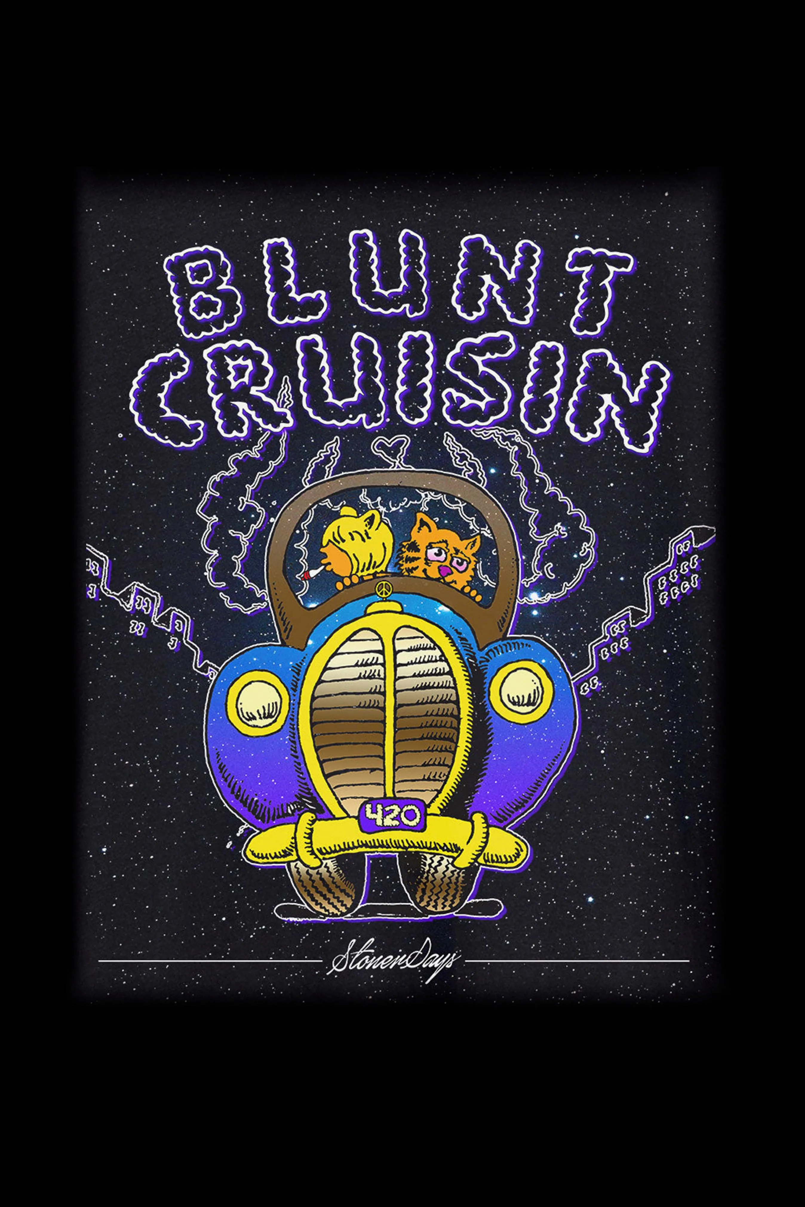 StonerDays Blunt Cruisin Racerback Tank Top