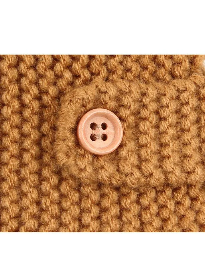 Stylish Solid Color Knitted Sweater