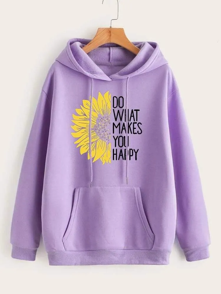 Sunflower Winter Warm Hoodies And Sweatshirts