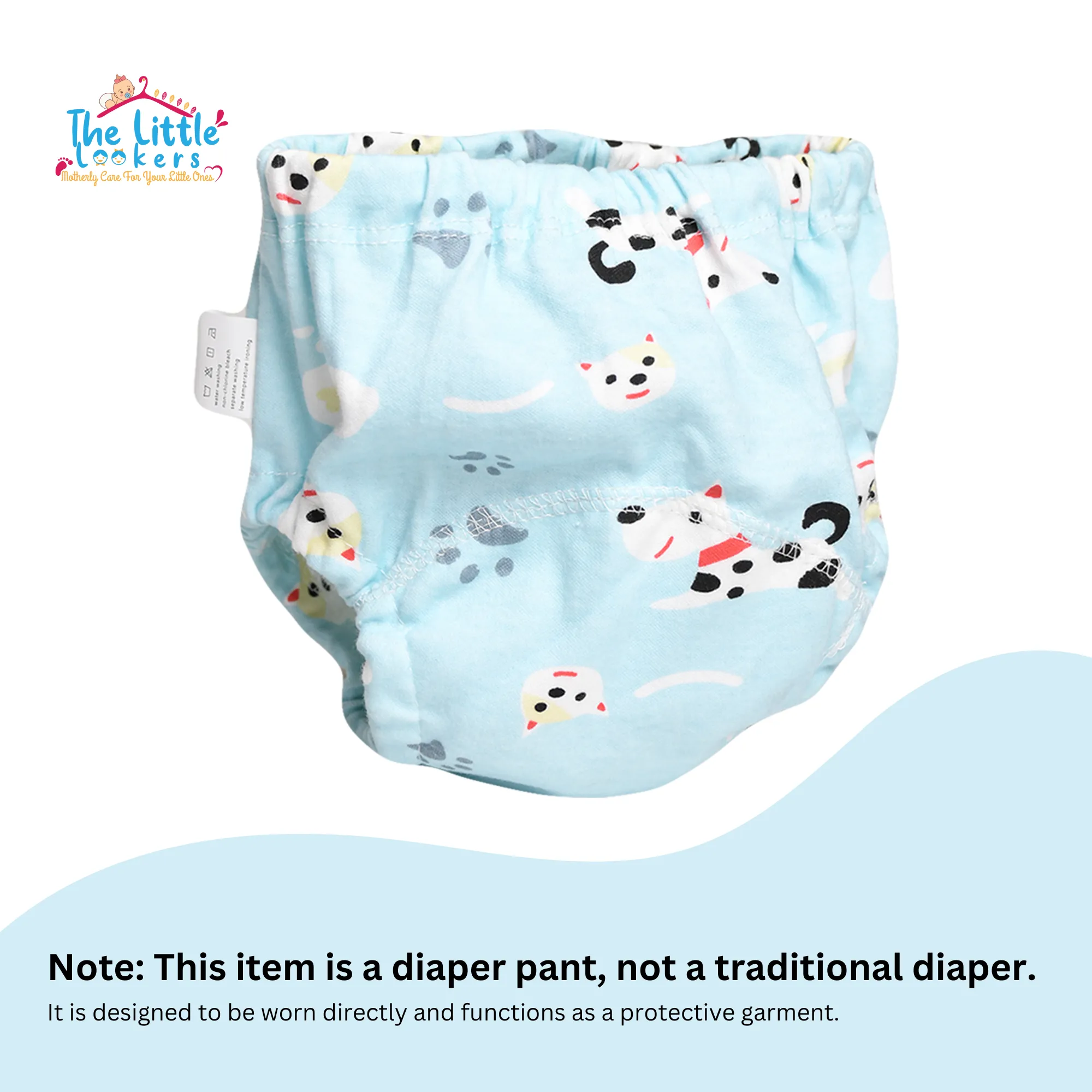 THE LITTLE LOOKERS Potty Training Pants for Babies I Reusable & Waterproof Pull up Underwear | Cloth Diaper for Babies (Pack of 1)