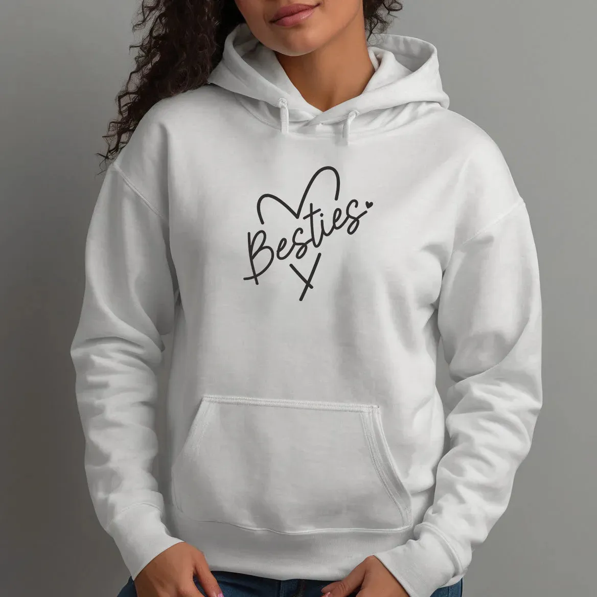 Twinning Companions Hoodies - Friendship Theme - Cosy Fit Design