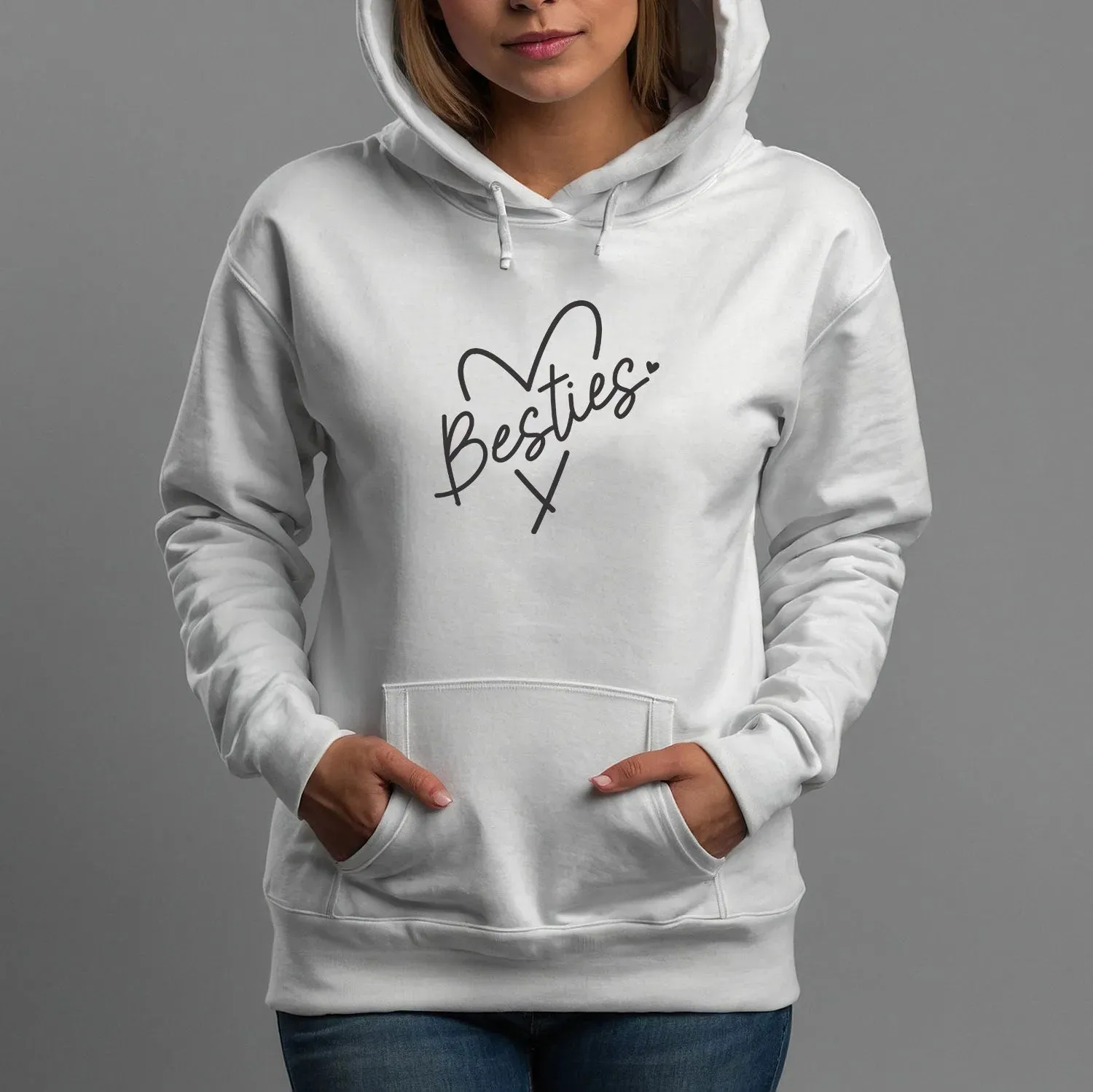 Twinning Companions Hoodies - Friendship Theme - Cosy Fit Design