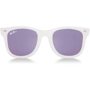 WeeFarers Polarized Sunglasses -  White w/ Purple