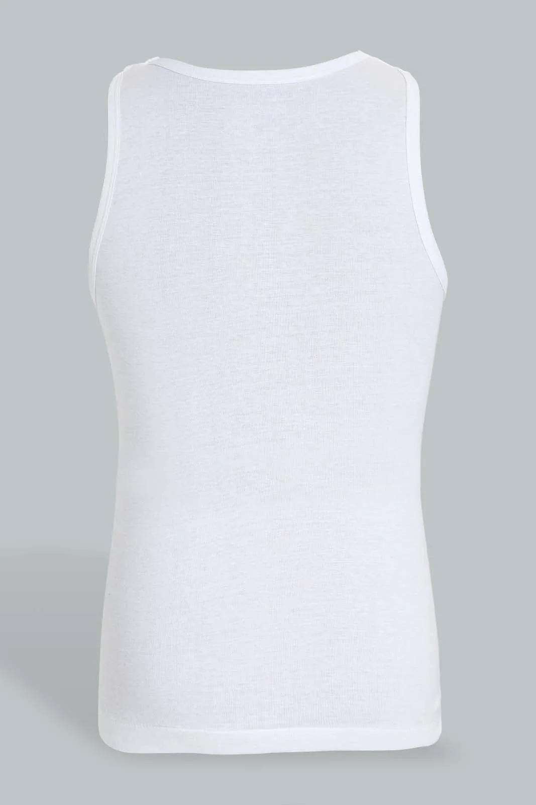 White Basic Vest (Pack of 2)