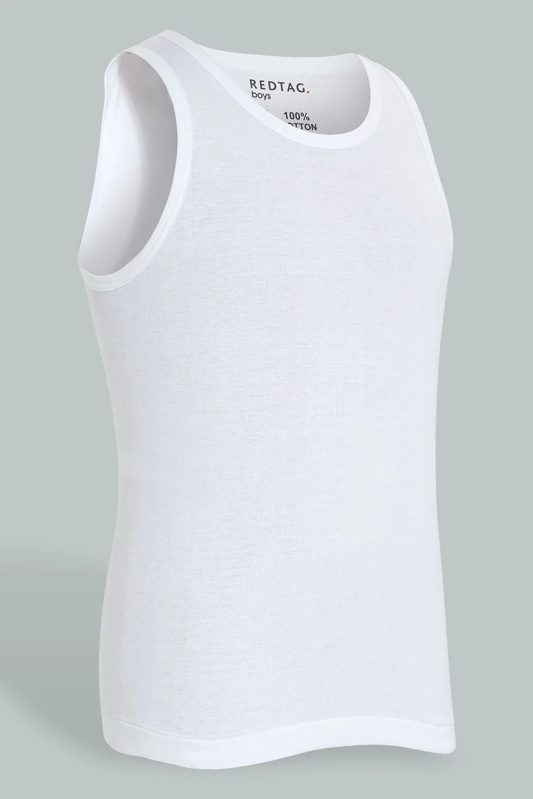 White Basic Vest (Pack of 2)