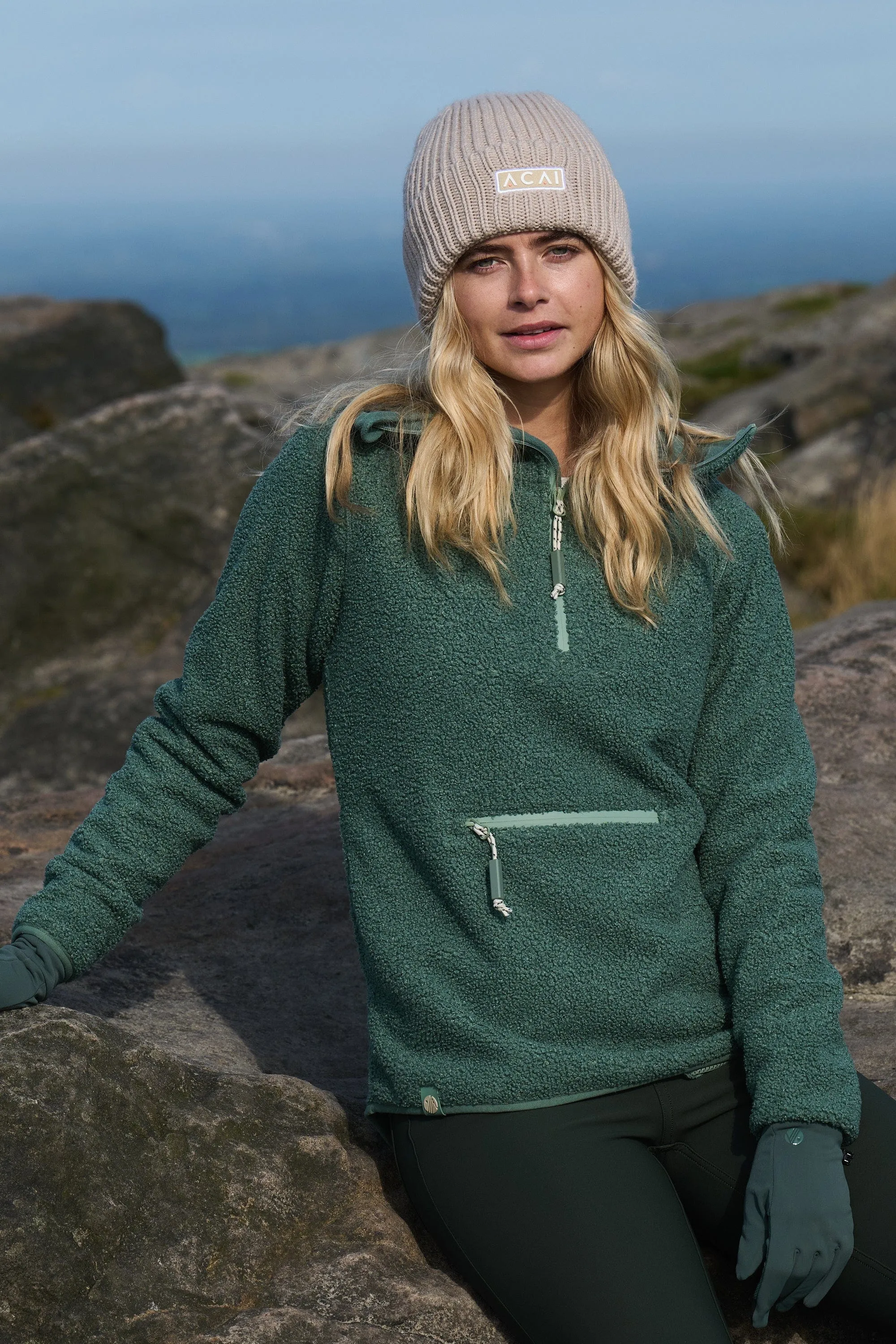 Windproof Gale Fleece - Lily Pad