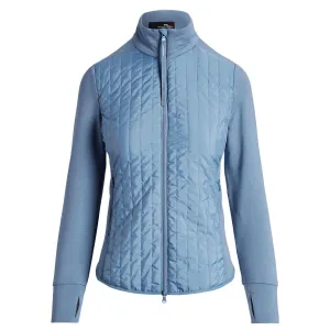 Womens Hybrid Performance Full-Zip Jacket Hatteras Blue - SS23