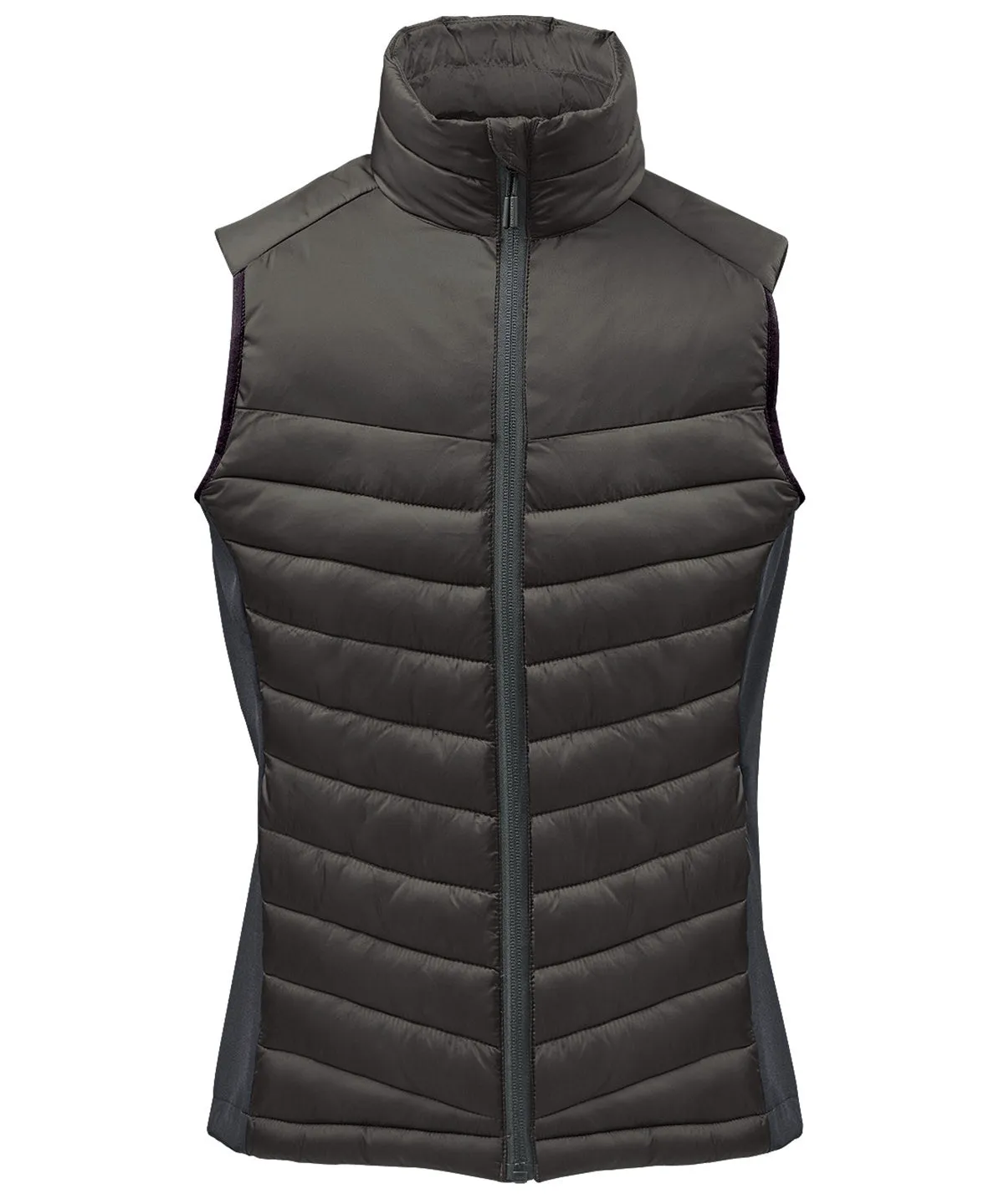 Womens Montserrat thermal vest | Black/Granite