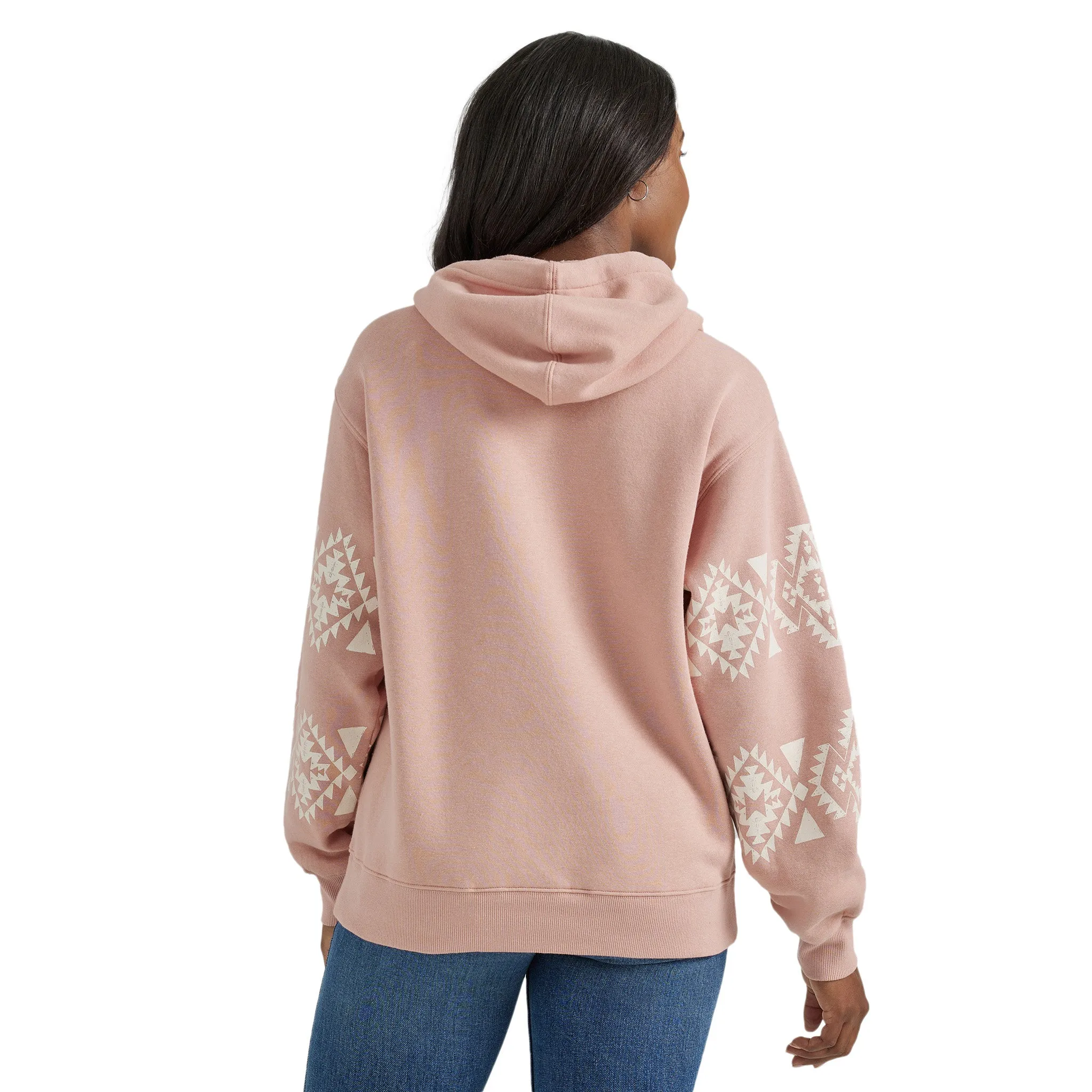 Wrangler Women's Pink Aztec Hoodie